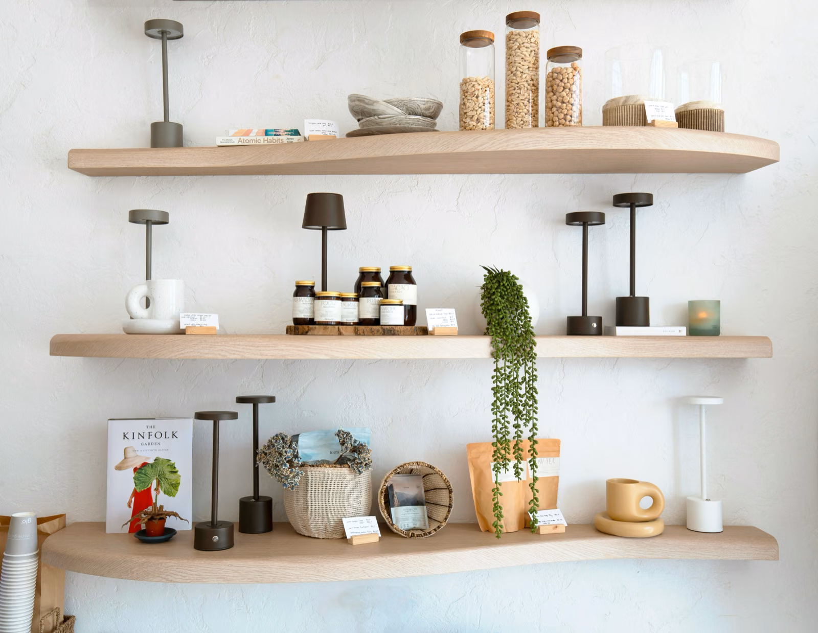 open shelve for kitchen