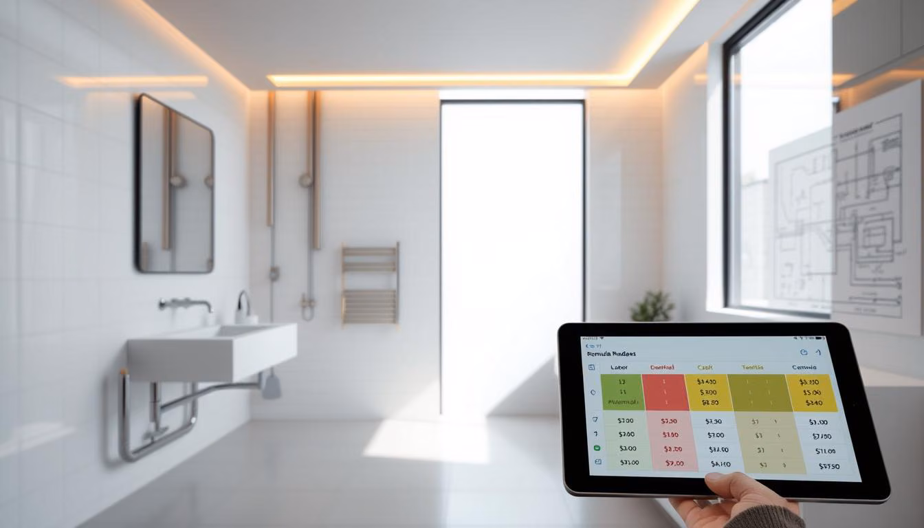 5x7 bathroom remodel cost labor factors