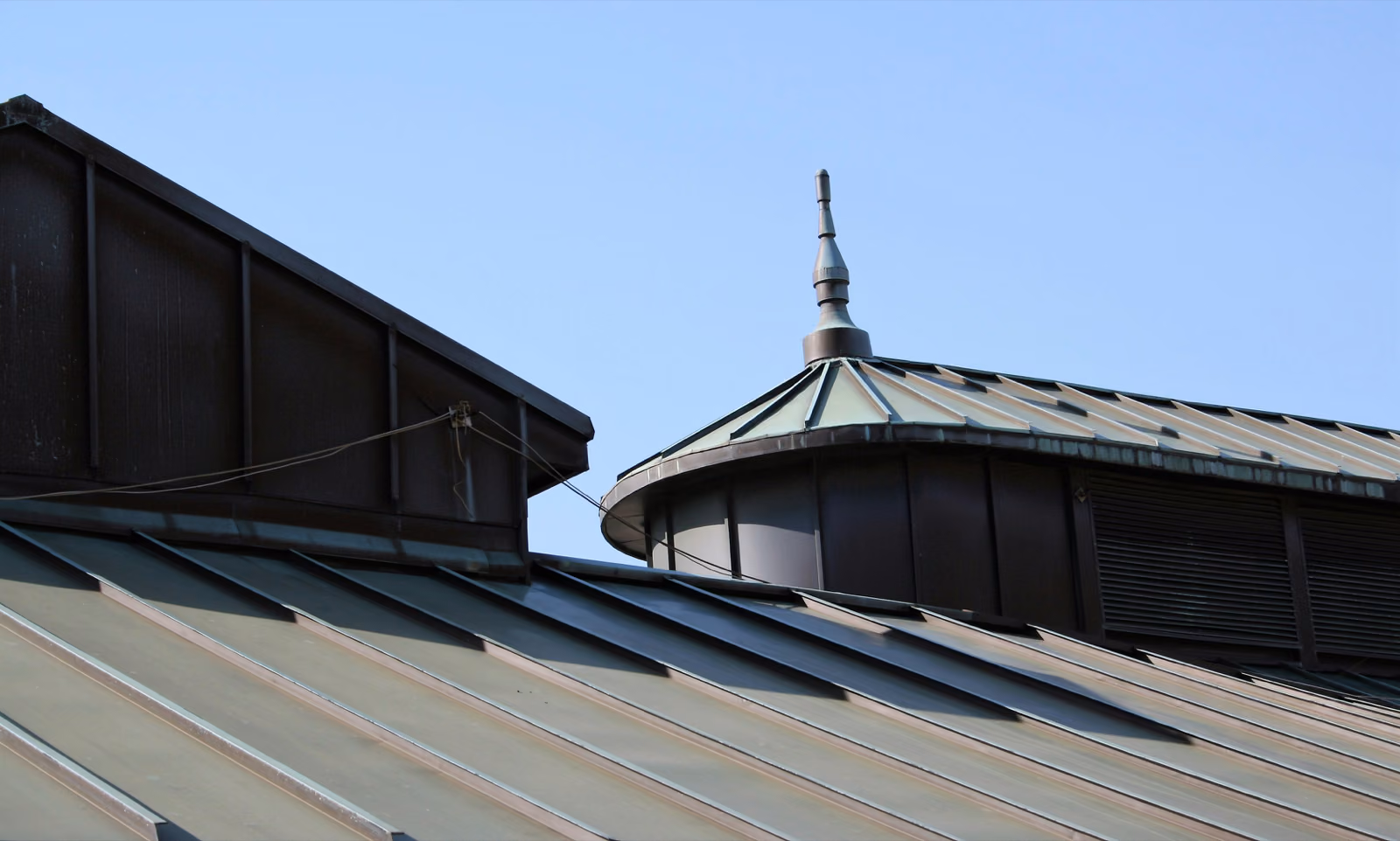 home's metal roof