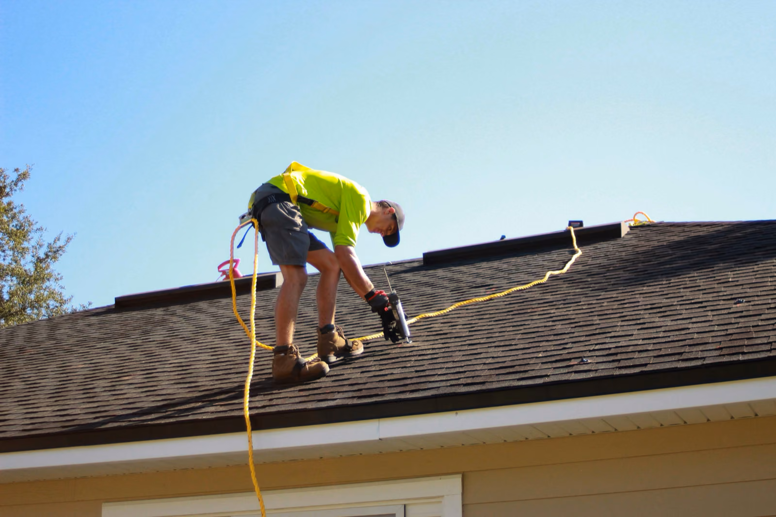 fixing a leaky roof