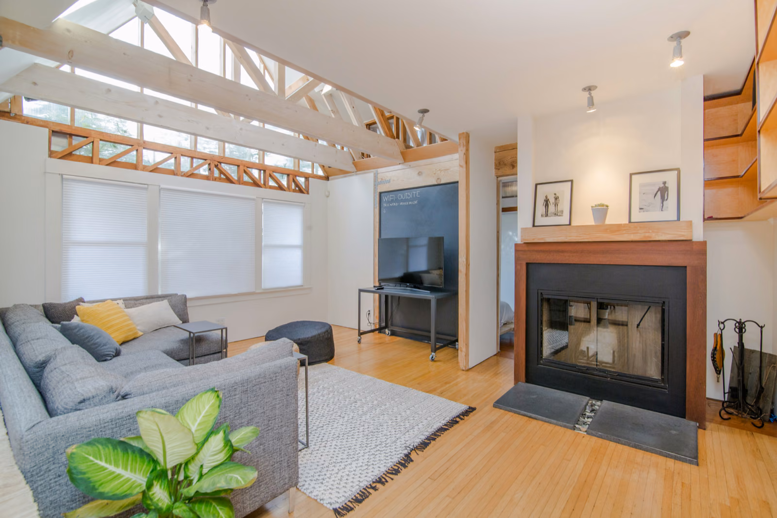 A cozy and inviting home renovation scene, showcasing the warm and modern aesthetic of the Renotive brand.
