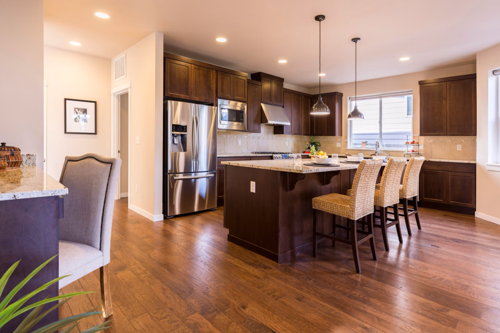 Dark Hardwood Floors