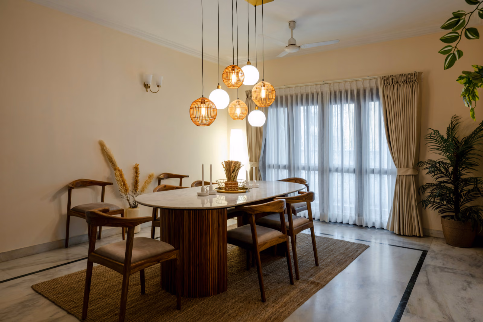 Rustic Elegance for home is the use of natural materials