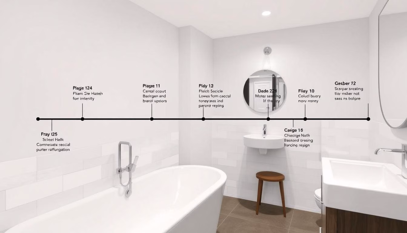 new bathroom installation timeline NYC