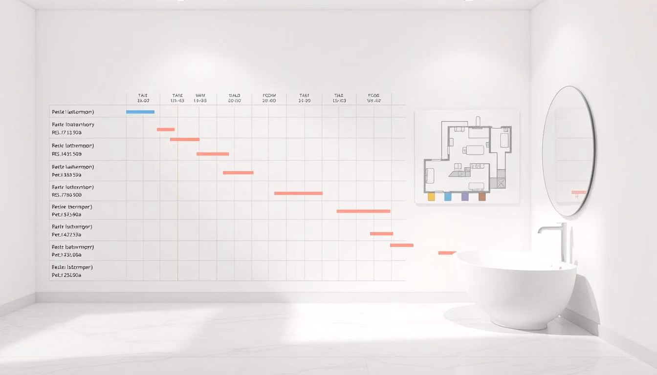 bathroom remodel timeline and budget
