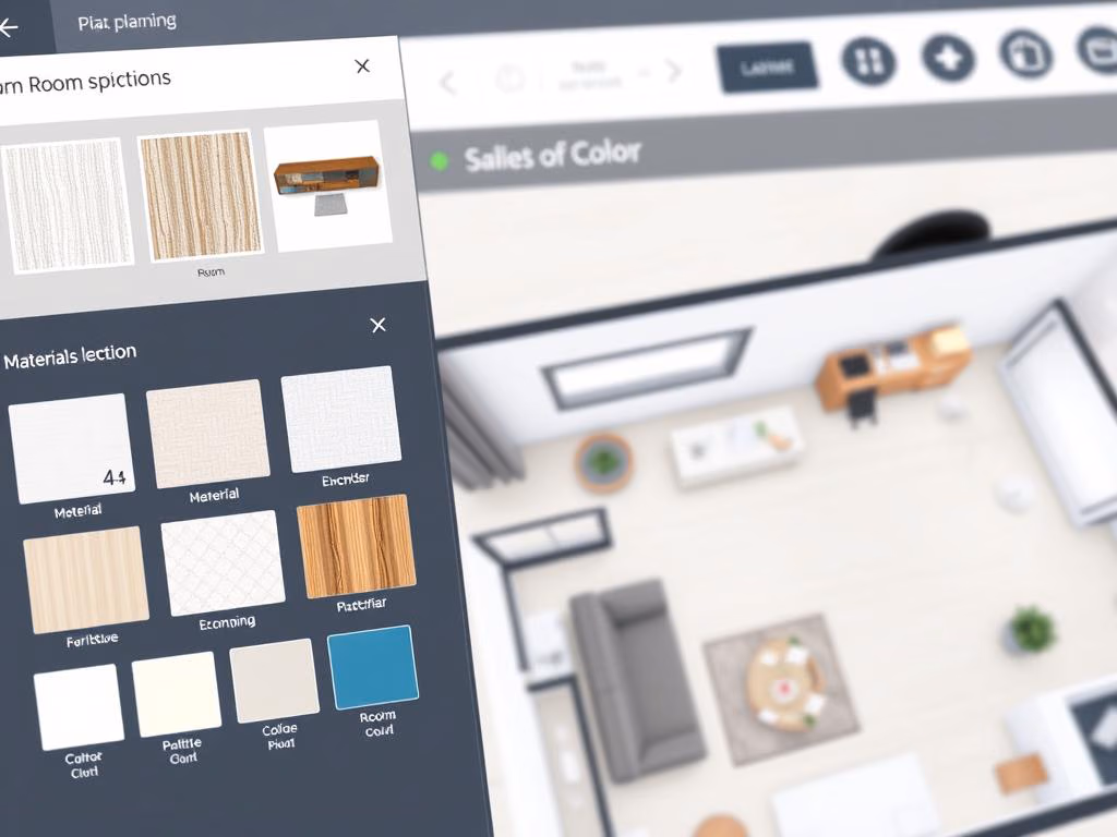 Renotive's interactive planning interface showing renovation scope optionserior designer in New York working with a client on apartment renovation plans