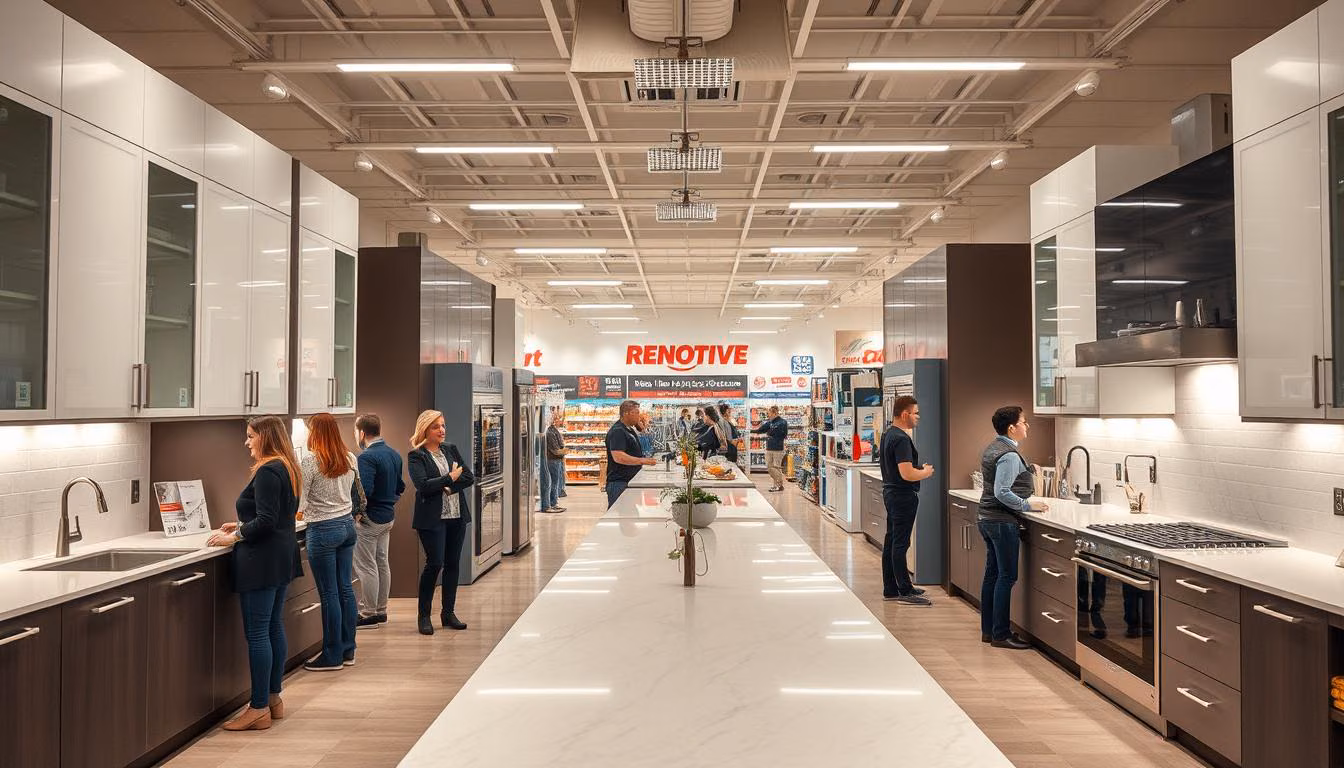 kitchen showrooms and discount home improvement stores