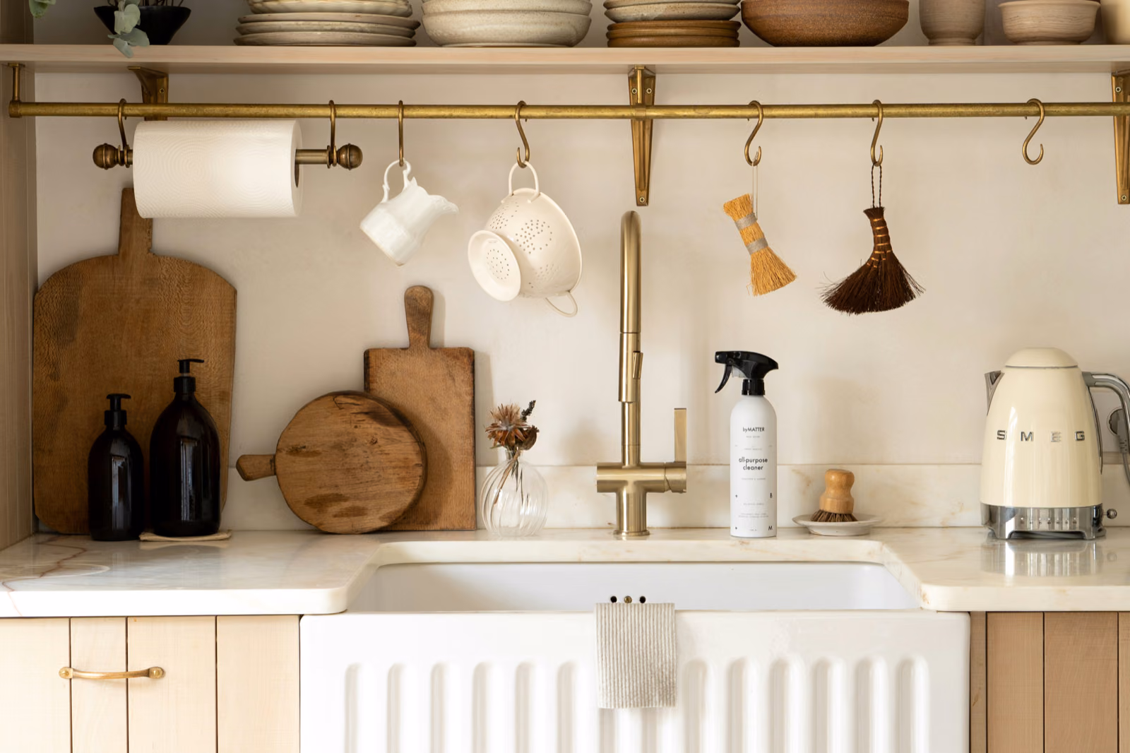 kitchen is the perfect combination of old and new