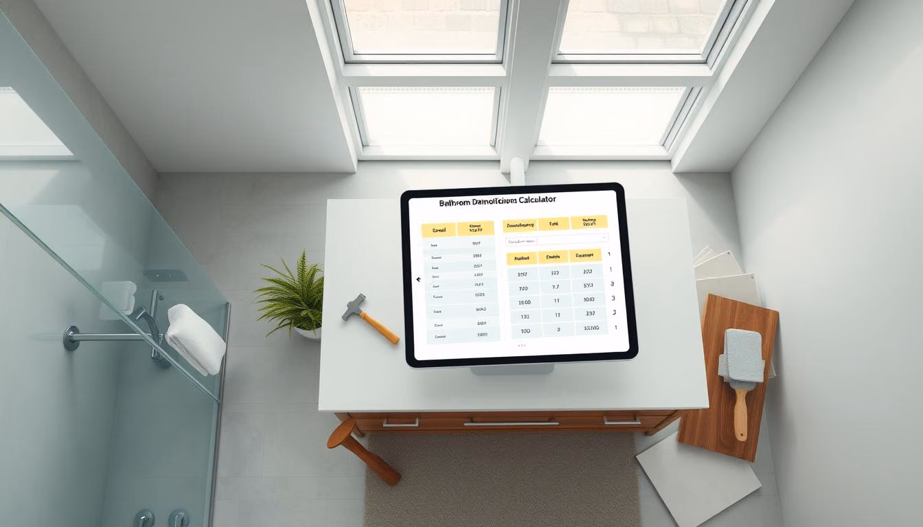 bathroom demolition cost calculator